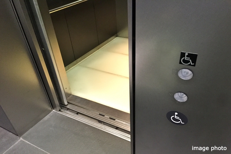 シティテラス京橋車椅子利用者対応エレベーターイメージ画像